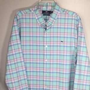 Men’s Vineyard Vines Whale Shirt Large